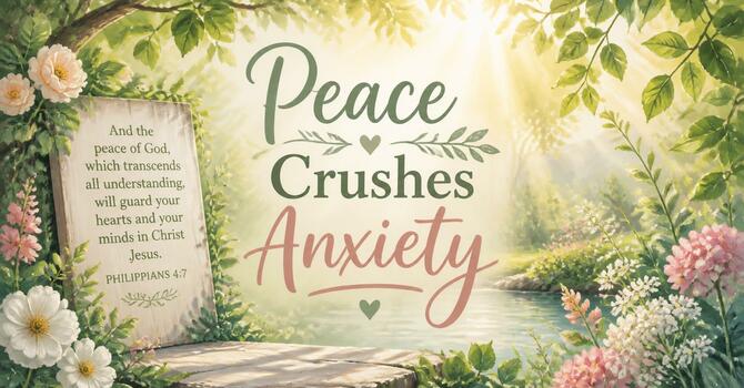 Peace Crushes Anxiety image
