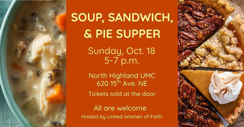 Soup, Sandwich, and Pie Supper