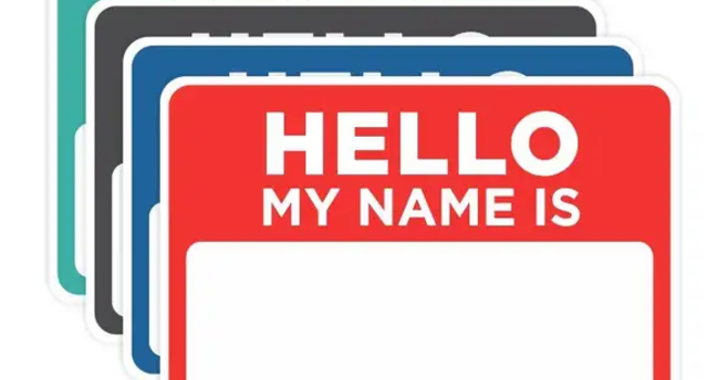 Need a Name Tag? image