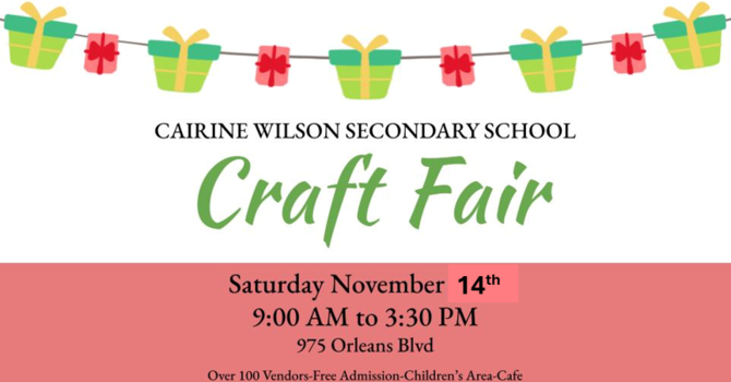 Grace @ the Cairine Wilson Craft Sale