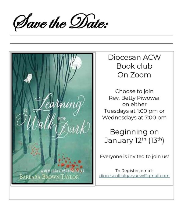 Diocesan ACW Book Club in January