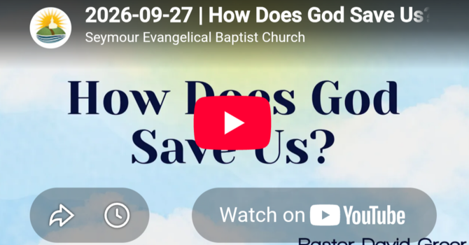 How Does God Save Us?