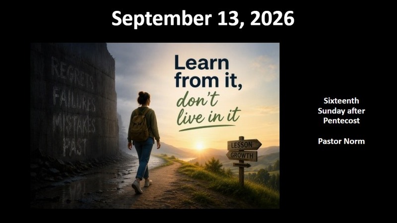 Don't Panic! Pray!
