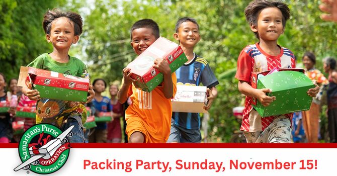Operation Christmas Child Packing Party