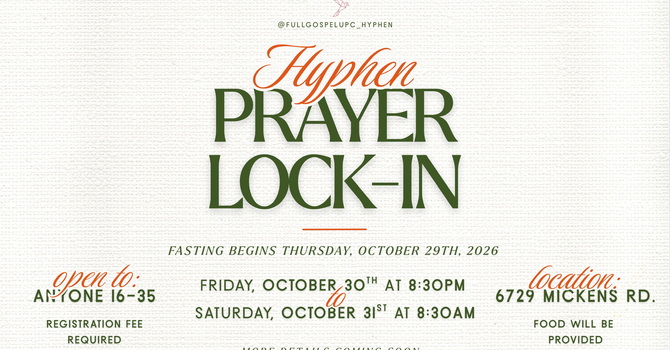 Hyphen Prayer Lock-In