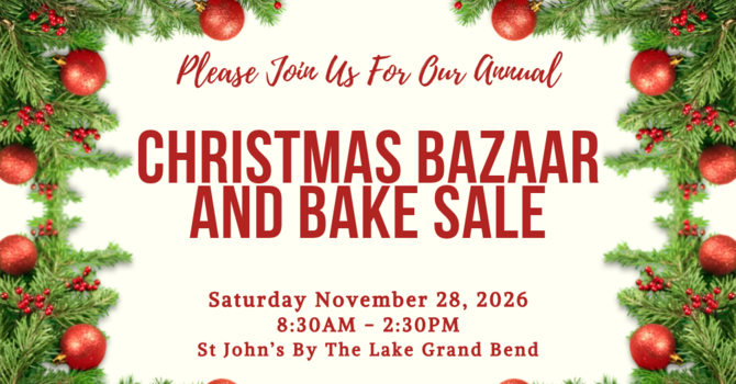 Annual Christmas Bazaar & Bake Sale