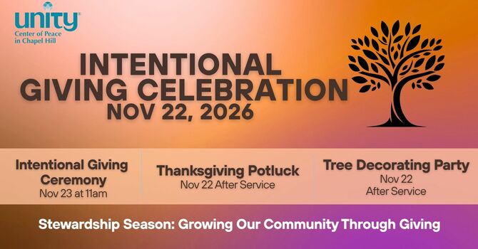 Intentional Giving Celebration