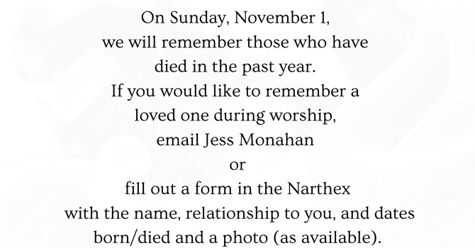 All Saints Sunday