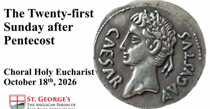 The Twenty-First Sunday After Pentecost