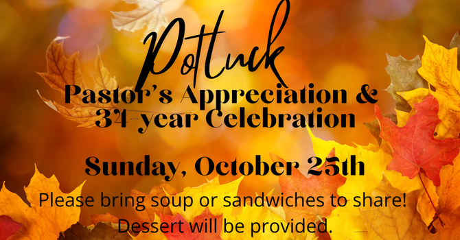 Pastors' Appreciation Potluck