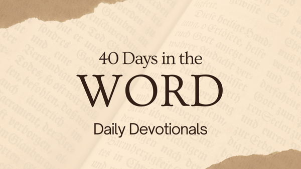 40 Day Scripture Campaign Daily Devotions