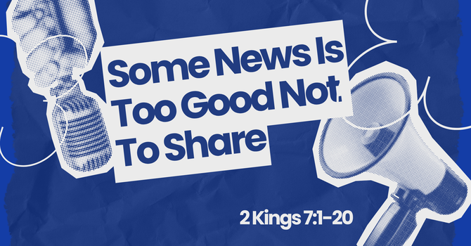 Some News Is Too Good Not To Share