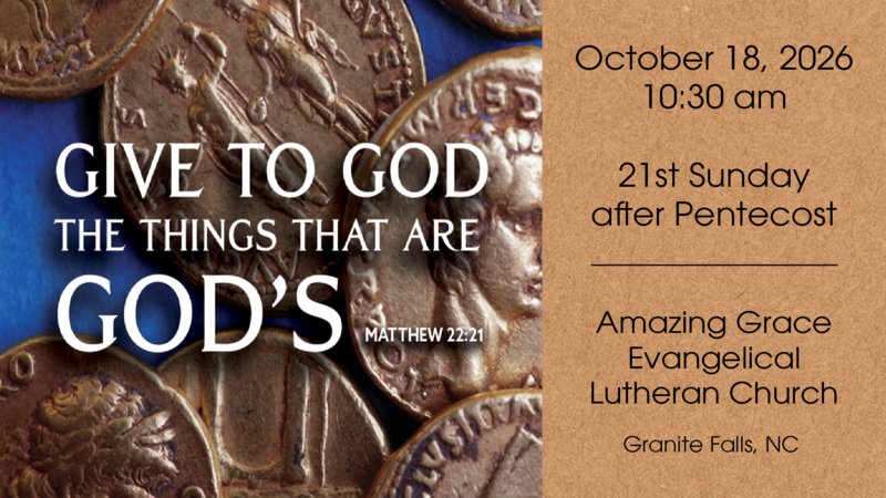 21st Sunday after Pentecost