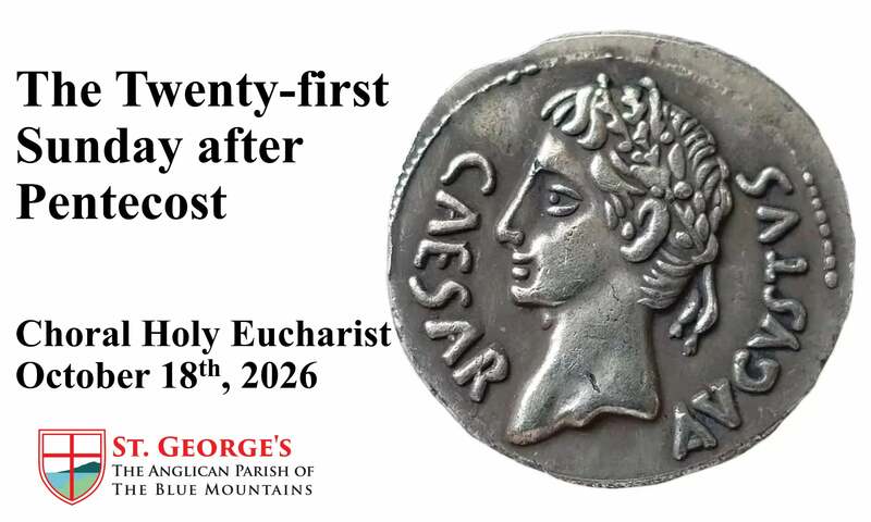 The Twenty-First Sunday After Pentecost