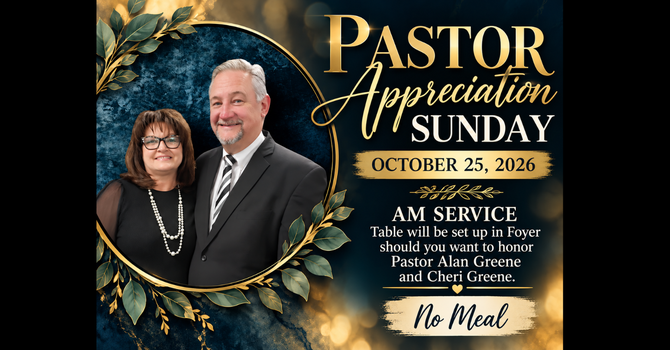 Pastor Appreciation Sunday