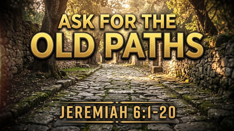 ASK FOR THE OLD PATHS