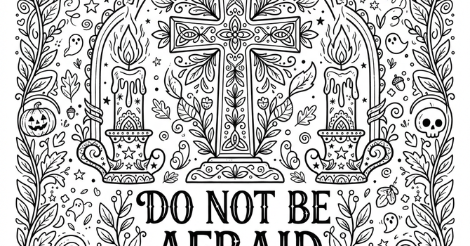 New All Hallows Colouring In Pages