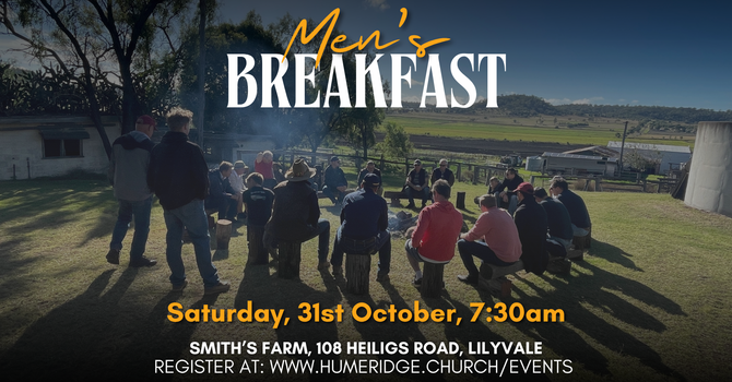 HumeRidge Men's Breakfast October 2026