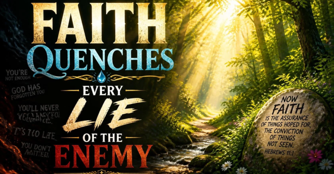 Faith Quenches Every Lie of the Enemy image