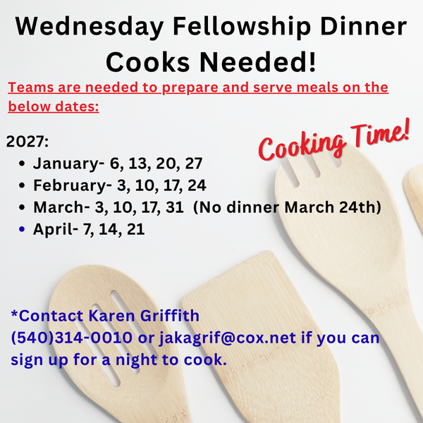 Cooks Needed!