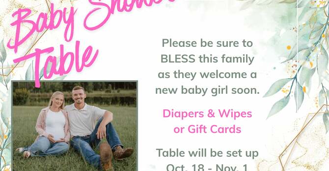 Baby Shower Table