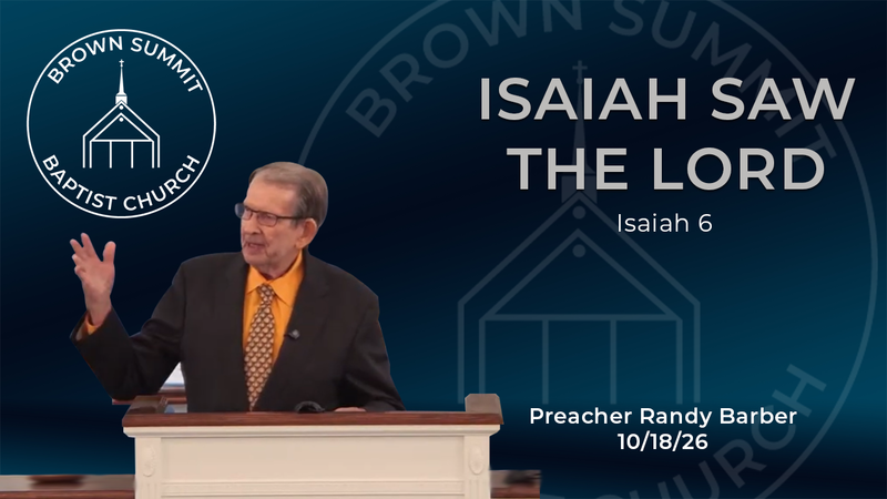 Isaiah Saw the Lord