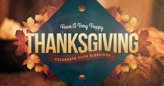 Office closed for Thanksgiving