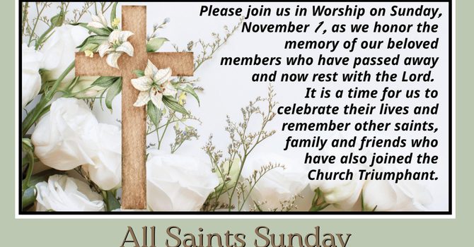 All Saints Sunday