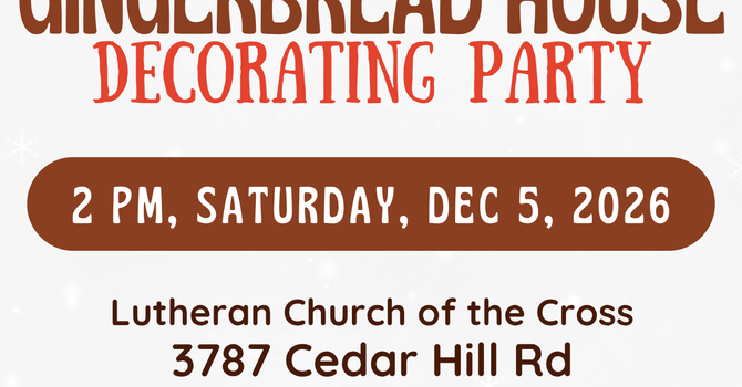 Gingerbread House Event