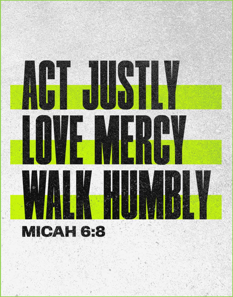 What Does the Lord Require of Us?