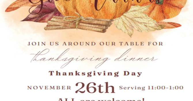 Community Thanksgiving Dinner 