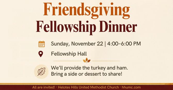 Fellowship Meal