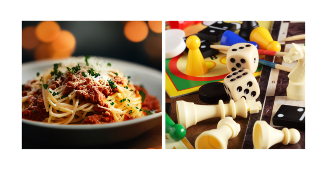 Family Game Night and Spaghetti Dinner