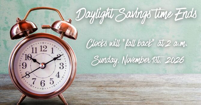 Daylight Savings Time Ends