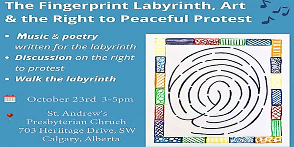 Walk the Labyrinth - Friday, Oct 23rd, 3-5 pm