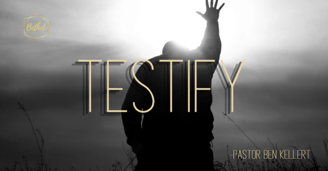 Testify! | Baptism Sunday | Pastor Ben Kellert image