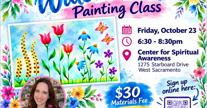  Wildflower Watercolor Painting Class! 