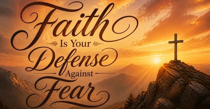 Faith Is Your Defense Against Fear image