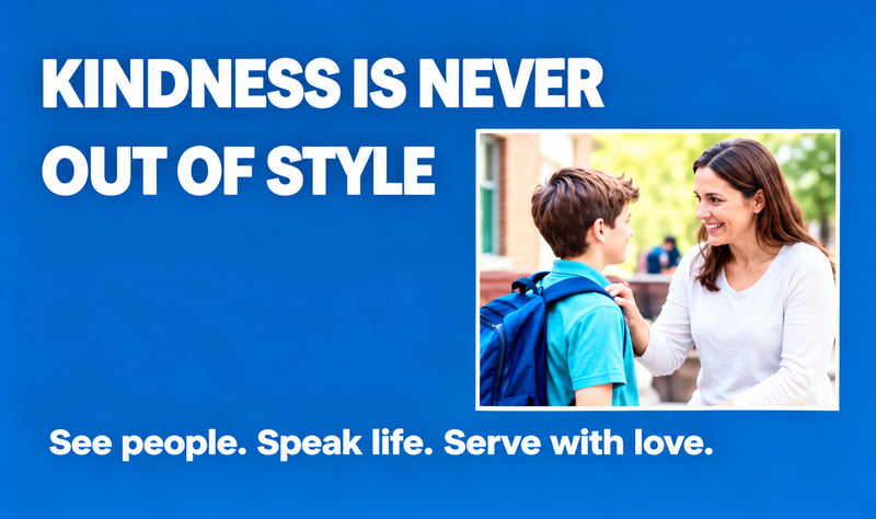 Kindness is Never out of Style