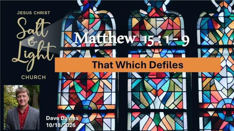 That Which Defiles