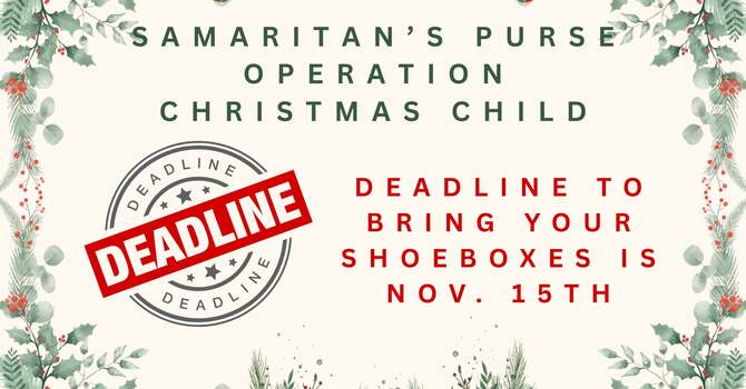 Shoebox Deadline