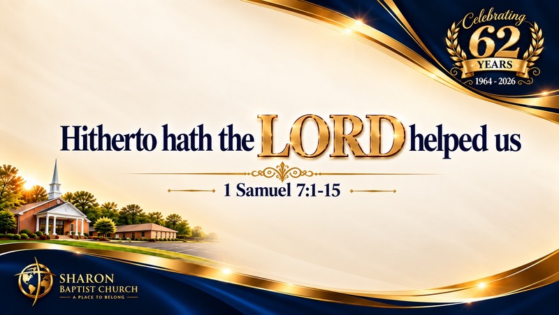 Hitherto hath the LORD helped us