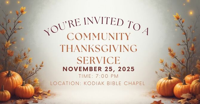 Community Thanksgiving Service