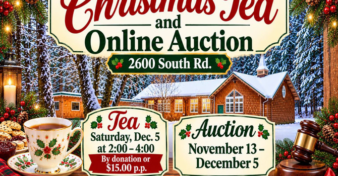 Christmas Tea and Auction 2026