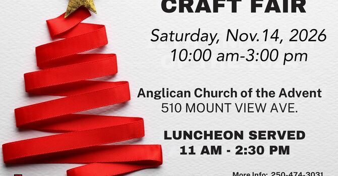 Christmas Craft Fair on November 14th image