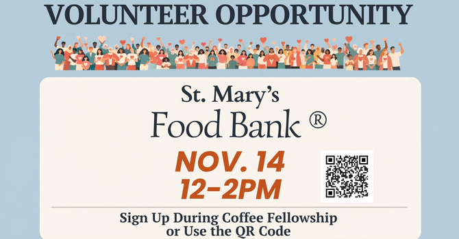 St. Mary's Food Bank Serve Opportunity