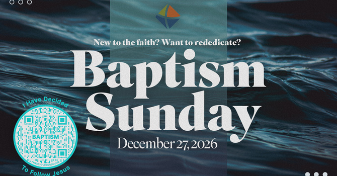Baptism Sunday