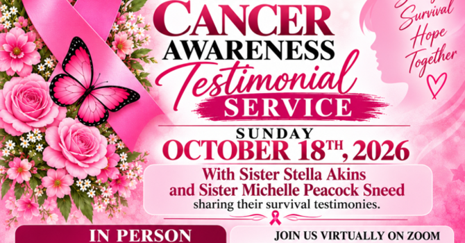 Breast Cancer Awareness Sermon 
