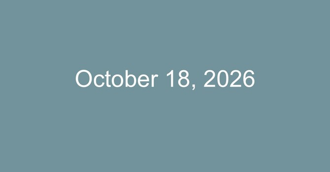 October 18 2026