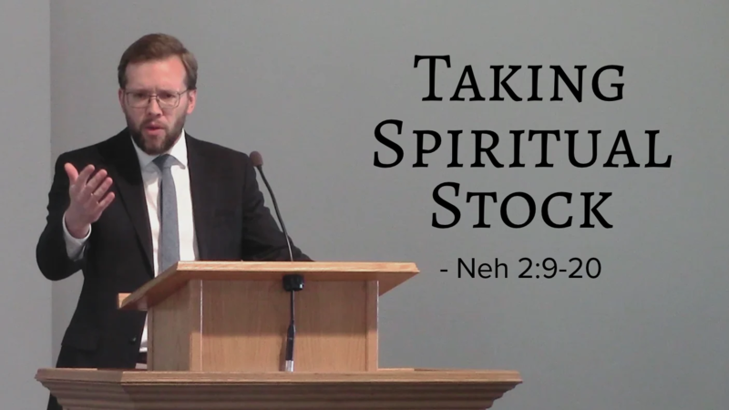 Taking Spiritual Stock 